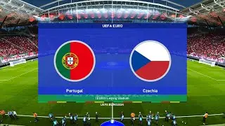 Portugal vs Czech | #EURO 2024 | Group Stage | PES2021 PC