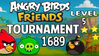 Angry Birds Friends Level 5 Tournament 1689 Power-Ups 💥 Highscore Walkthrough (26.01.2026)