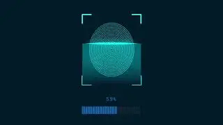 Biometric Scanner | JavaScript Canvas Animation