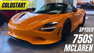 V8 Cold Start 🔥 McLaren 750S 2026 Spider