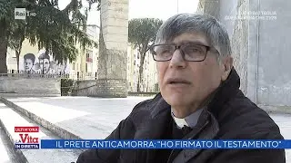 Caivano, Don Patriciello minacciato da ordigno - La vita in diretta 15/03/2022