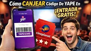 🟣 C&oacute;mo CANJEAR C&oacute;digo de YAPE en CINEPLANET (Nuevo M&Eacute;TODO 2026)