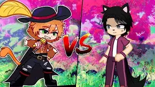 Mayetrix Vs Puss in Boots [ the last wish ] #vspussinbootsGachafake | Fake Collab | By EEVEE GACHA