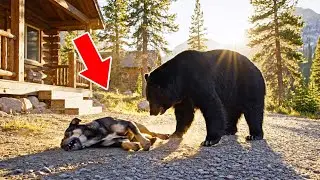 The brave dog battles a massive danger to protect his family.