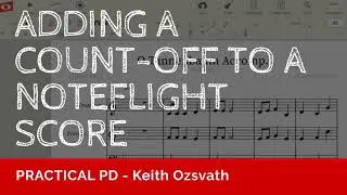 Adding a Count-Off to a Noteflight Score