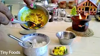 Miniature Lemon Rice | Mini Food Variety Rice | Tiny Foods | Tiny Cooking Show
