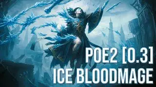 poe2 0.3.0 COE/COE blood mage ice build [ Delirious 90% ] mapping [Comets That Fall Like Rain]