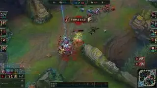 How to make tripekill with Darius's ultimate (slow motion)