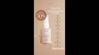 our eyes up brightening serum, even better🫣🌸