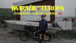 Dviračiu per Europą: #2 Kirkenes &rarr; Grense Jakobselv 🇳🇴