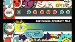 Taiko Drum Master (PS2) Beethoven's Symphony Number 5 (Oni Mode) (2 player)