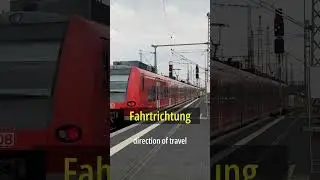 DB Train Announcement - German Practice - Gernsheim
