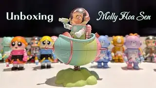 Unboxing Mega Space Molly Blooming - Hoa Sen 100% | Mei