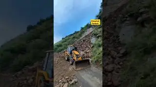 Himachal Pradesh, solan #landslide #heavyrain #solan#himachalpradesh #jcbvideo #ston #1000subscriber