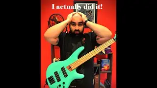 I played the iconic Dragonball Z(Bruce Faulconer) GUITAR part on BASS and it sounds INSANE!