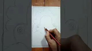 How to draw ✏️ clown 👩&zwj;🚒 face for beginner's #shorts #art #pancilshading #skatch #drawing