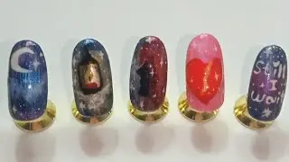 Moonlit Valentine Nails Tutorial | The Woman Who Waited for the Moon