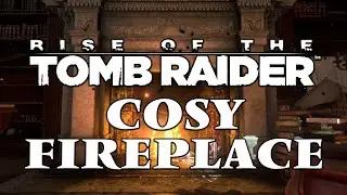 Cosy Survivor Croft Manor Fireplace - Ambient Storm and Crackling Sounds For Study And Relaxation