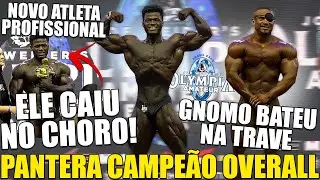 PANTERA &Eacute; CAMPE&Atilde;O OVERALL DO OLYMPIA BR E VIRA ATLETA PRO! CAIU NO CHORO E AGRADECEU