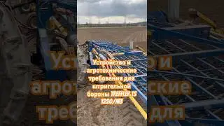 Устройство и агротехнические требования для штригельной бороны  Treffler TS 1220/M3 #агротехника
