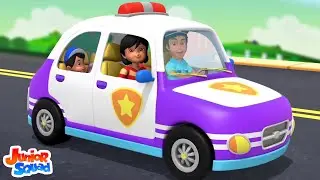 Wheels On The Police Car, Baby Shark + More Hindi Rhymes for Kids by Junior Squad