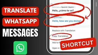 How to Translate WhatsApp Message to Any Language (2024) Easy Tutorial - Translate Messages