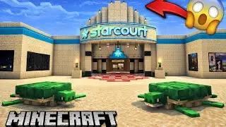 Making the stranger things starcourt mall in Minecraft 😲