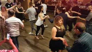 Salsa lessons at Stevens Steak House