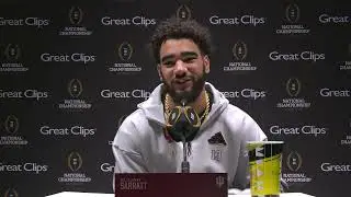 IU football's Elijah Sarratt, D'Angelo Ponds CFP national championship media day availability