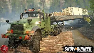 SnowRunner: NEW SEASON 10 DLC! Mack M917 HEAVY HAUL vs TIGHT ROADS!