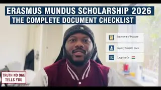 Erasmus Mundus Scholarship 2026: The Complete Document Checklist