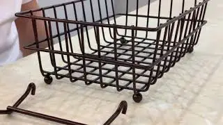 2-Tier Fruit Basket Metal Fruit Bowl Bread Baskets Detachable Fruit Holder kitchen Storage Baskets