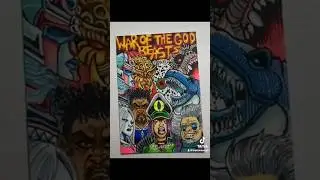 Coloring Characters On A Sketch Card - FOR REAL!!! #art #markers #colordrawing #handdrawn #copic