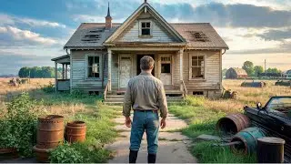 Poor Single Dad Risked His Last $800 on an Abandoned House, What He Found Inside Changed Everything