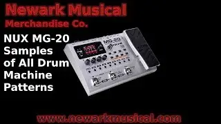 NUX MG-20 Samples of All Drum Machine Patterns