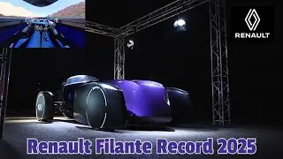 Концепт-кар Renault проехал 626 миль на одном заряде по шоссе. Renault Filante &mdash; рекорд 2025 года.