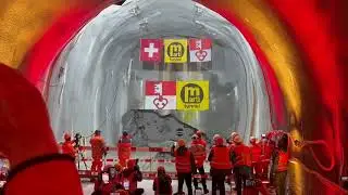 Hochwassersicherheit Sarneraatal: Durchschlag im Hochwasserentlastungsstollen-Ost ist erfolgt