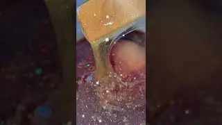 Liquid gold wax sparks unicorn vibes  #waxingvideos #waxbeads #waxmelts