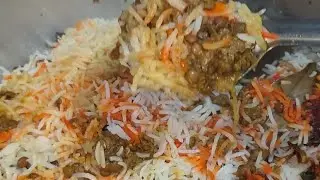 Masoor,kheema pulao cook like biryani layer by layer||Mumbai authentic dish masoor,kheema pulao#food