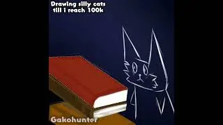 Overflow | Drawing silly cats till 100k | Day 170-173  #art #cat #shorts