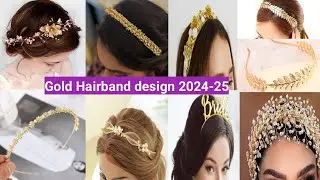 New Trending gold hairband #jewellery #gold #wedding #bridal #lightweight #22k #goldjewellery #royal