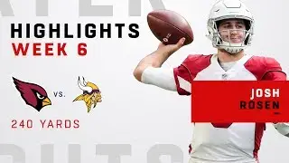 Josh Rosen Highlights vs. Vikings
