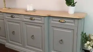 Ahşap Doku Masa ve Konsol