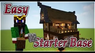 EASY, Early Game, One Chunk, Compact - Starter House