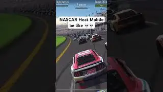 NASCAR Heat Mobile be like 💀💀 #nascar #nascarheat #nascarcrashes #nascarracing #nascardriver