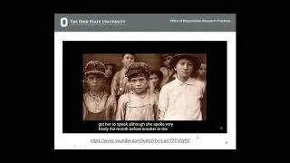 Human Subjects Research 101: From Inspiration to Approval (September 23, 2020)
