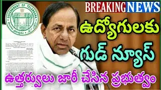 Good News to TS Government Employees and G.O. Released |ఉద్యోగులకు శుభవార్త చెప్తూ ఉత్తర్వులు జారీ