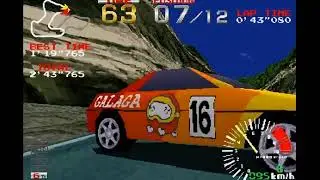 Playing a bit of Ridge Racer PS1