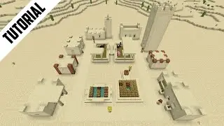 Minecraft: How to Build a Desert Village 1 (Step By Step)