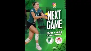 ΑΟΝΣ Μίλων - Ολυμπιακός 14η Αγωνιστική VolleyLeague Γυναικών 2025-2026 Live Streaming